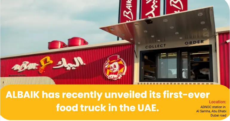 The First AL BAIK food truck in UAE 1 The First AL BAIK food truck in UAE